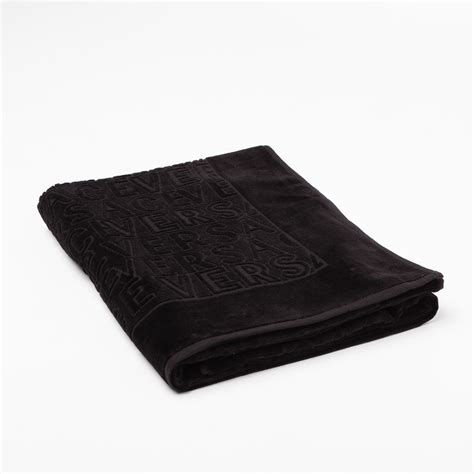 versace black beach towel|Versace beach towel sale.